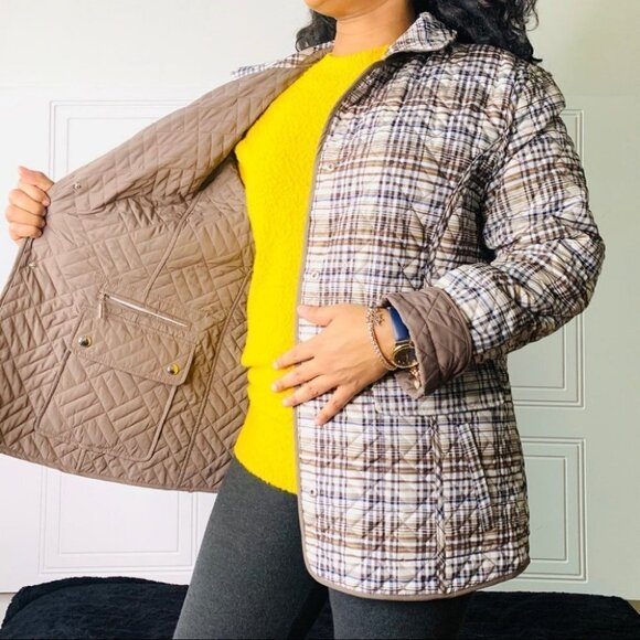 Marcona Reversible jacket brown plus size women size 14 - Picture 4 of 9